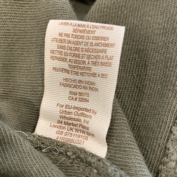 Free People Olive 3/4 Sleeve Top - Picture 8 of 8